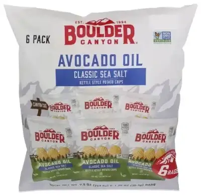 Boulder Canyon Chips Avo Oil Sslt 6Pk