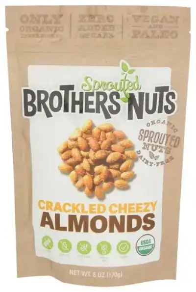 Brothers Nuts Almonds Crackled Cheezy