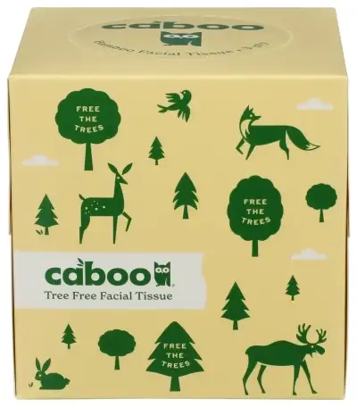 Caboo Facial Tissue Cbe 60Pc 3P