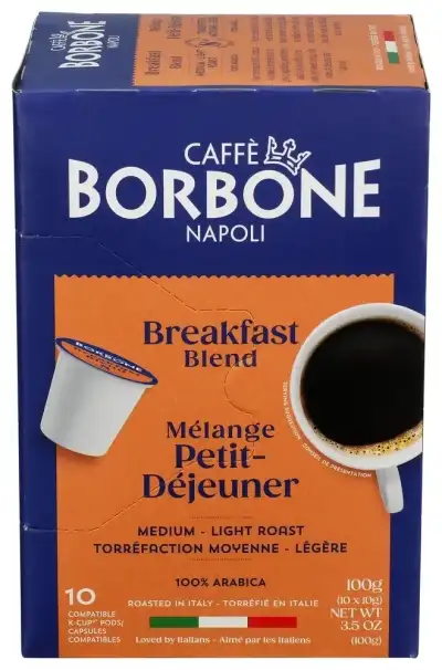 Caffe Borbone Coffee Kcup Breakfast Blend