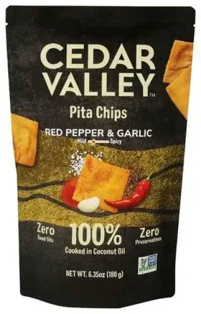 Cedar Valley Chips Rd Ppr Garlic Pita