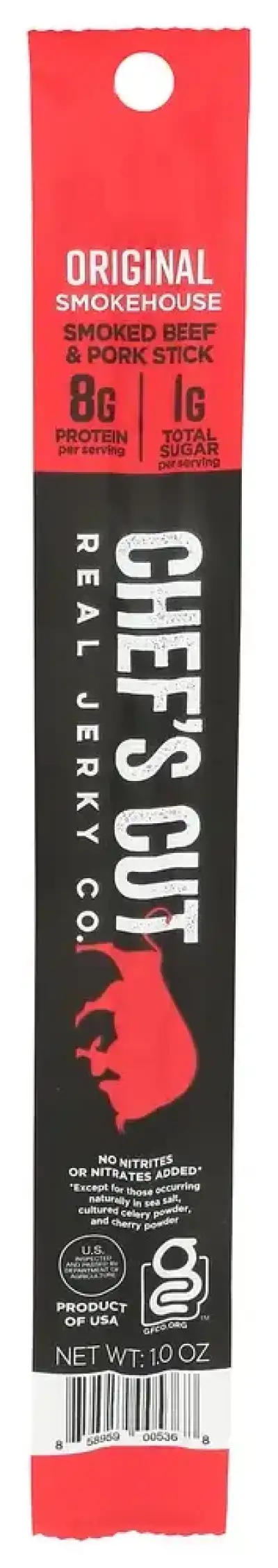 Chefs Cut Jerky Snk Stk Orig Smkhs