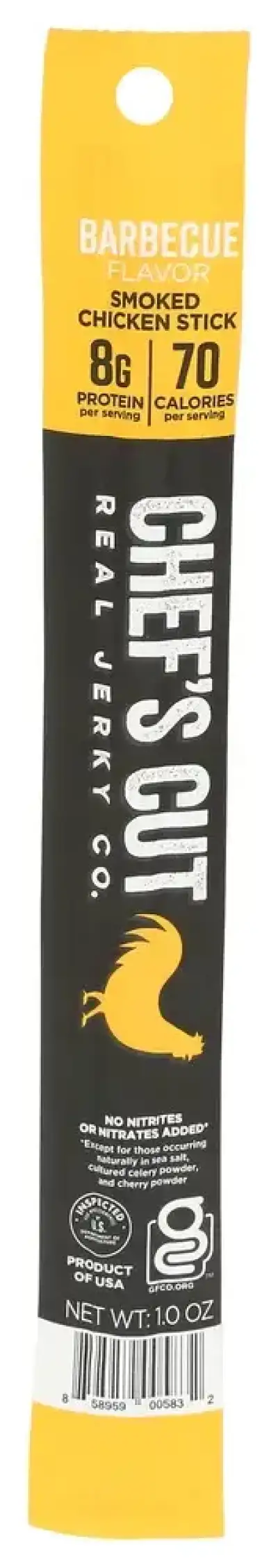 Chefs Cut Jerky Snk Stk Bbq Chicken