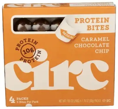 Circ Bites Carm Choc Chip 4Pk
