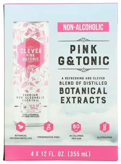 Clever Na Mocktail Pnk Gtnc 4Pk