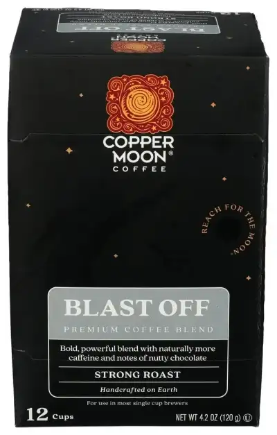 Copper Moon Coffee Cup  Blast Off