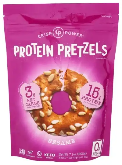 Crisp Power Pretzels Sesame Prtn