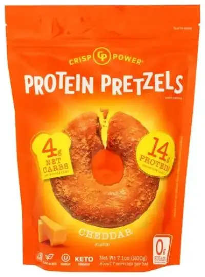 Crisp Power Pretzels Cheddar Prtn