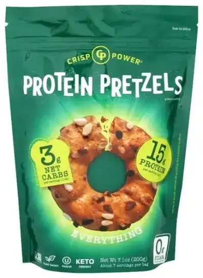 Crisp Power Pretzels Evrythng Prtn