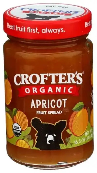 Crofters Fruit Spread Apricot Org