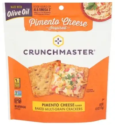 Crunchmaster Cracker Pmento Cheese Gf