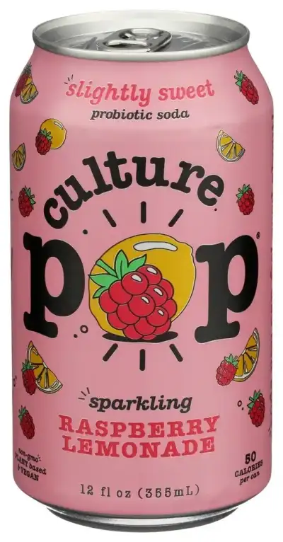 Culture Pop Soda Prbtc Raspberry Lem