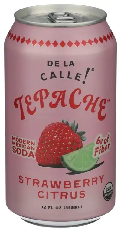 De La Calle Tepache Strawbry Citrus