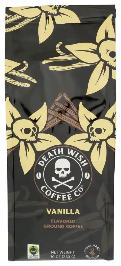 Death Wish Coffee Ground Vanilla Coffee