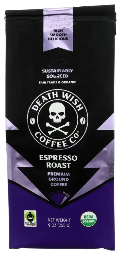 Death Wish Coffee Ground Espresso Coffee