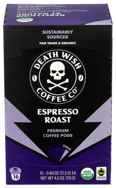 Death Wish Coffee Coffe Ss Esprss Rost Org