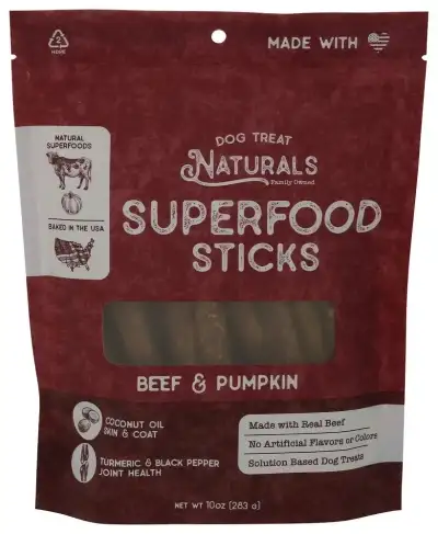 Dog Treat Naturals Dog Sf Stick Beef Pumpkn
