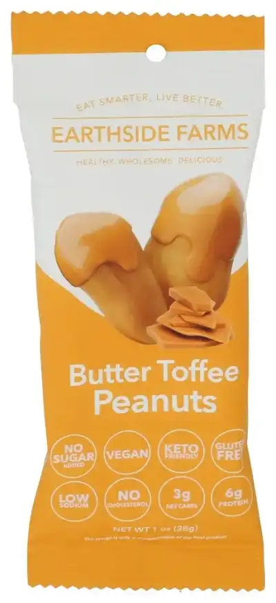 Earthside Farms Peanuts Butter Toffee