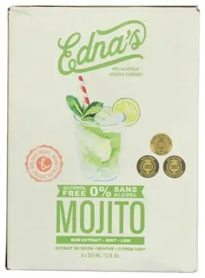 Ednas Non Alcoholic Cockt Na Mojito 4Pk