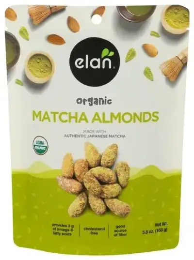 Elan Almonds Matcha Organicanic