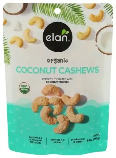 Elan Cashews Coconut Organicanic