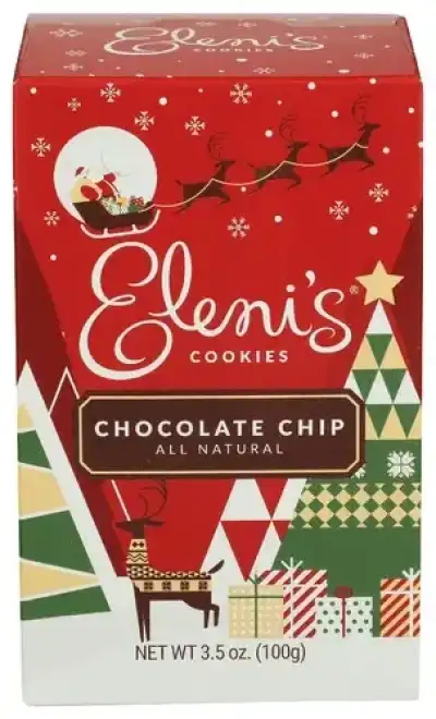 Elenis Cookies Cookie Choc Chp Santa Bx