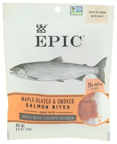 Epic Jerky Slmn Mple Bites