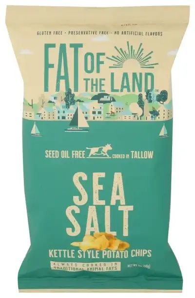 Fat Of The Land Chips Sea Salt Ktl Tlw