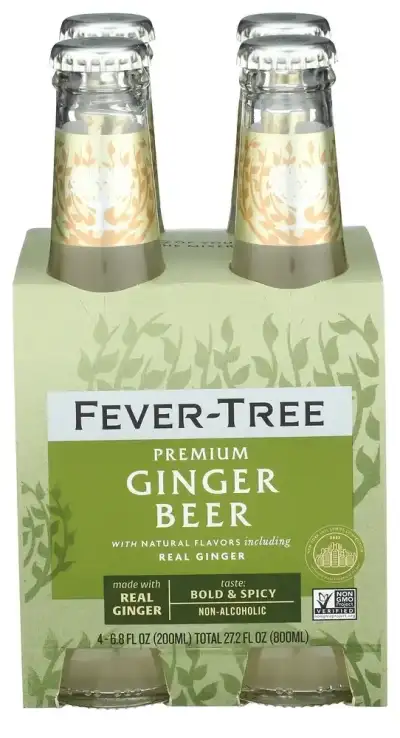 Fever Tree Soda 4Pk Ginger Beer