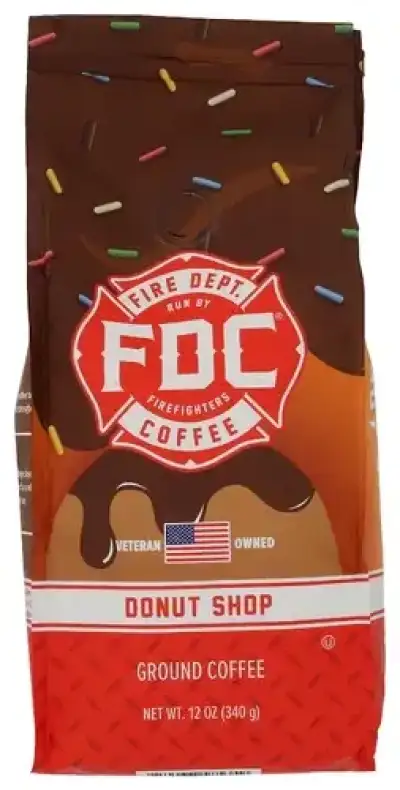 Fire Department Coffee Donut Shop Ground Coffee