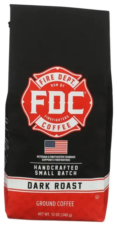 Fire Department Coffee Ground Dark Roastt Coffee