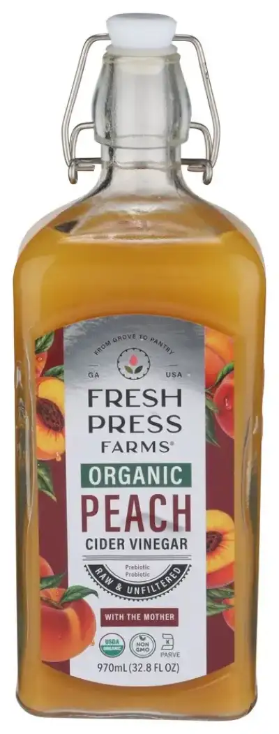 Fresh Press Farms Vinegar Peach Cider Org