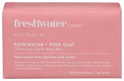 Freshwater Farm Australia Soap Bar Rswtr Pink Clay