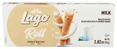 Gastone Lago Wafer Canoli Milk Caramel