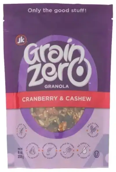 Grain Zero Granola Cranberry Cashew
