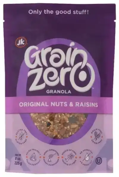 Grain Zero Granola Nuts And Raisins