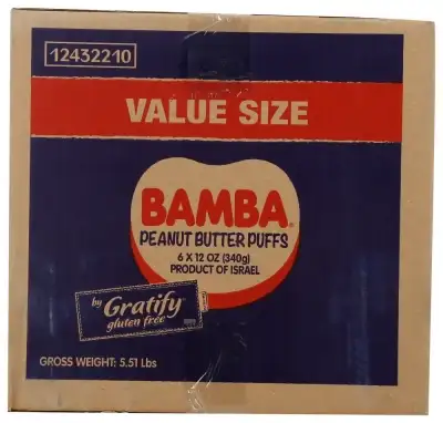 Gratify Bamba Puffs Peanut Buttr
