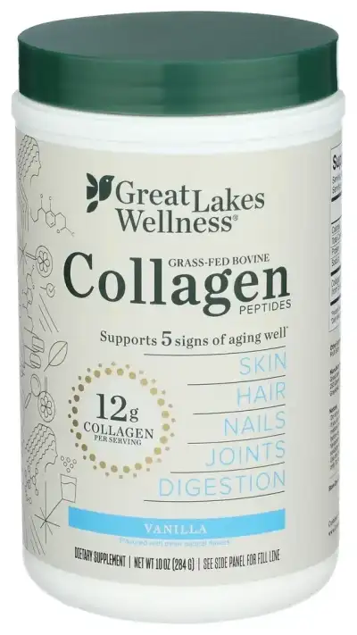 Great Lakes Wellness Collagen Peptides Vanila