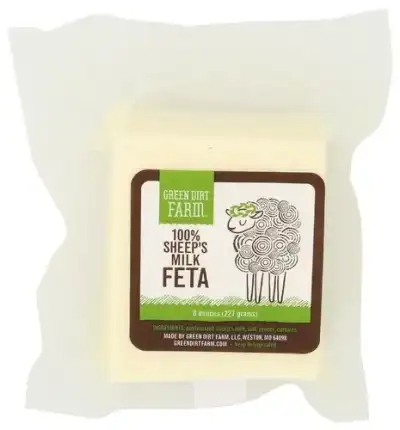 Green Dirt Farm Creamery Chs Sheep Milk 100% Feta