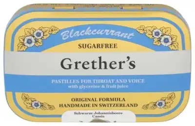 Grethers Pastille Sf Blackcurrant