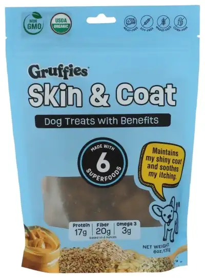 Gruffies Dog Treat Skin Coat