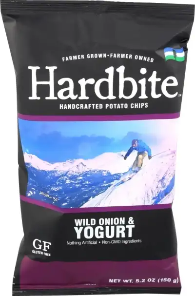 Hardbite Chips Wild Onion Yogurt