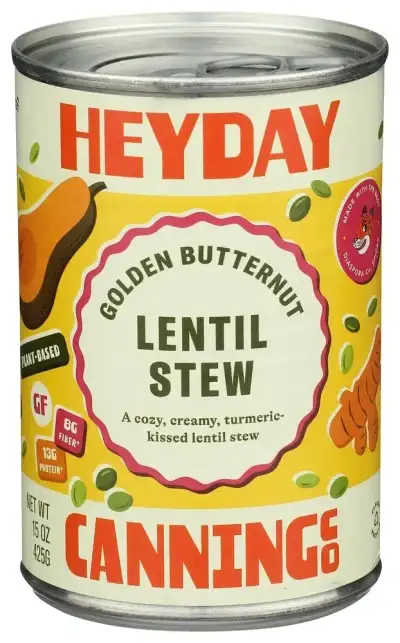 Heyday Canning Co Stew Lentil Gldn Bttrnut