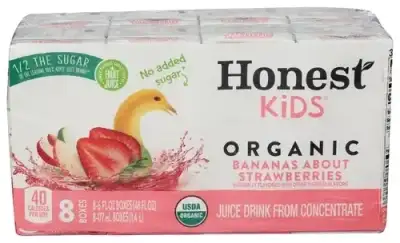 Honest Kids Juice Ban Abt Strwbr 8Pk