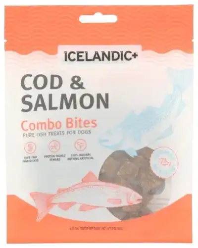 Icelandic Plus Dog Trt Cod Salmn Bites