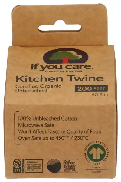 If You Care Twine Cooking Ntrl 200Ft