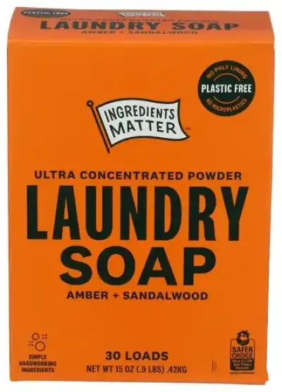 Ingredients Matter Laundry Pwdr Ambr Sndlwd