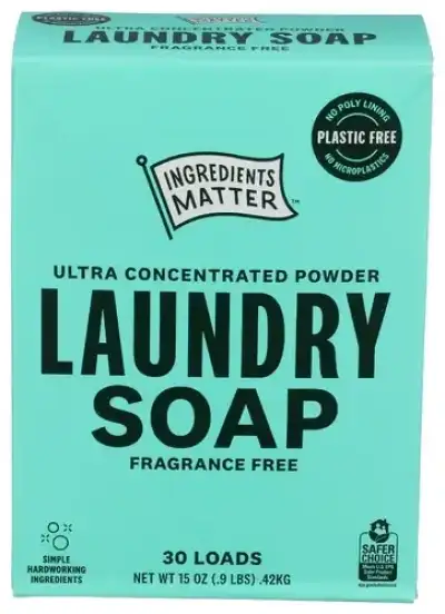 Ingredients Matter Laundry Pwdr Frgrnc Free