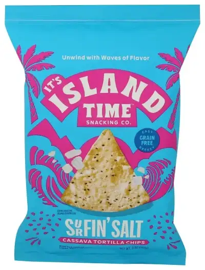 Its Island Time Snacking Chips Cassava Sea Salt