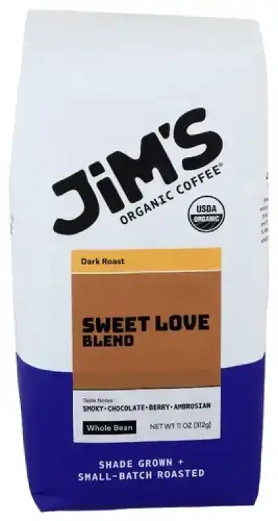 Jims Organic Coffee Bean Swt Love Organic Coffee